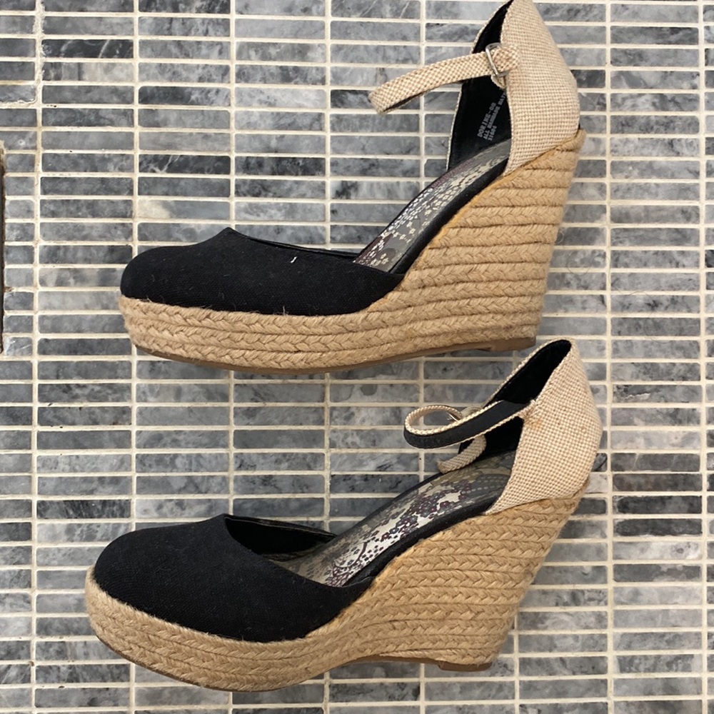 BAMBOO Vintage espadrille shoes size: 7.5
